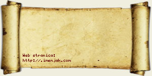 Milana Stranjaković vizit kartica